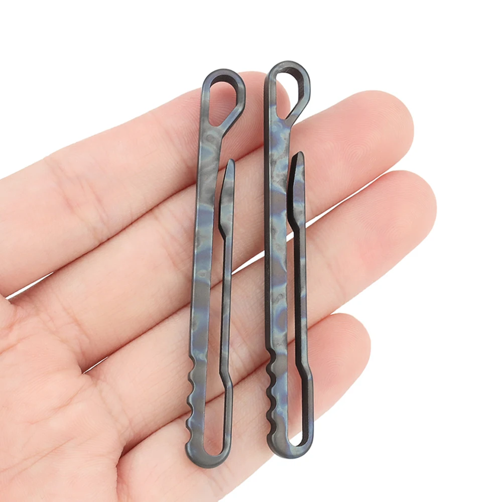 Multi Function Tool 1pc Titanium Alloy Belt Clip Waist Buckle Quick Hook Portable EDC Campping Outdoor Multi Tool