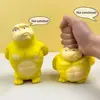 Creative Yellow Squeezing Toys Cartoon Orangutan PVC Gorilla Rebound Toys Decompress Stress Birthday Gift Stress Relief Toys 1