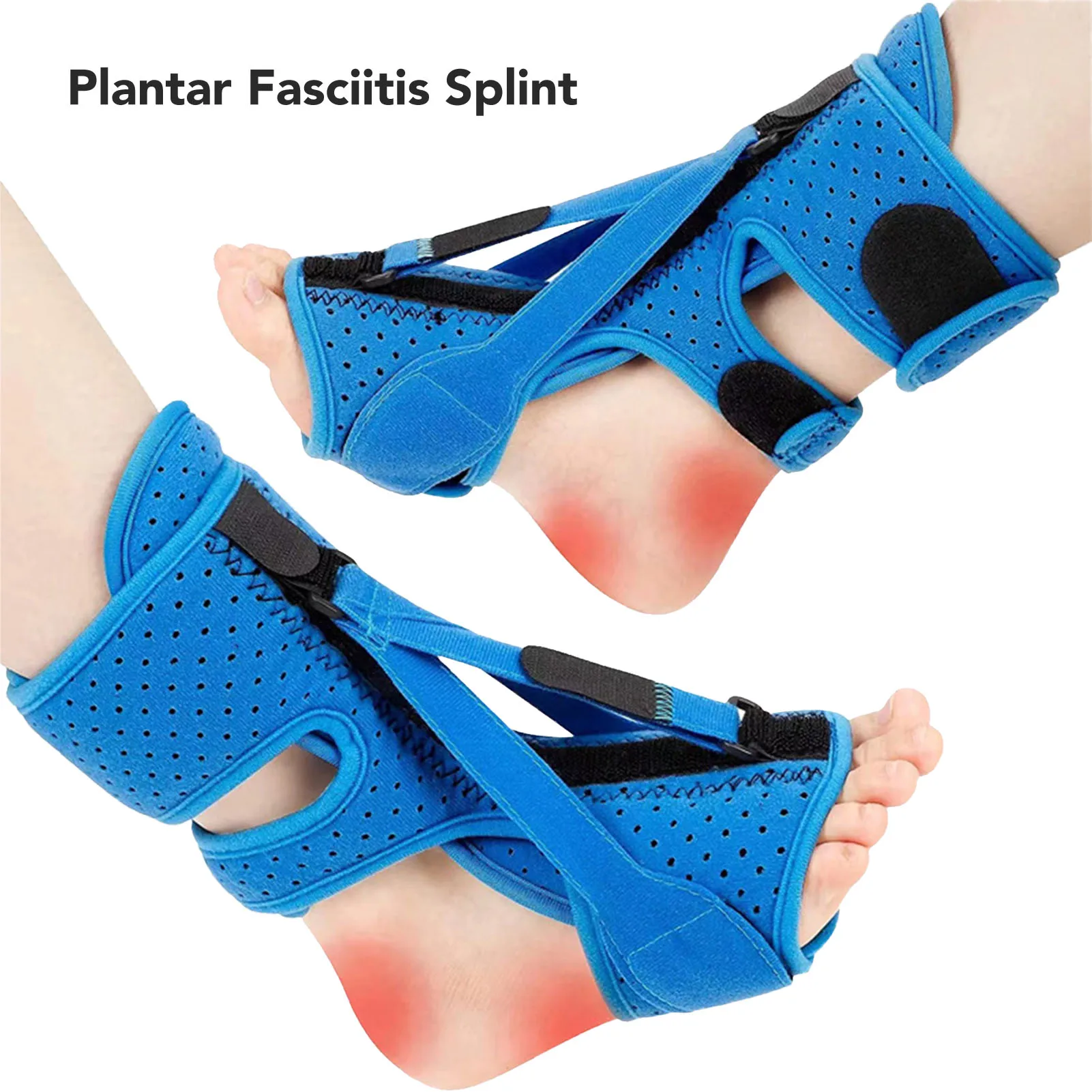Plantar Fasciitis Brace Night Splint for Fascia Tendonitis Pain Relief