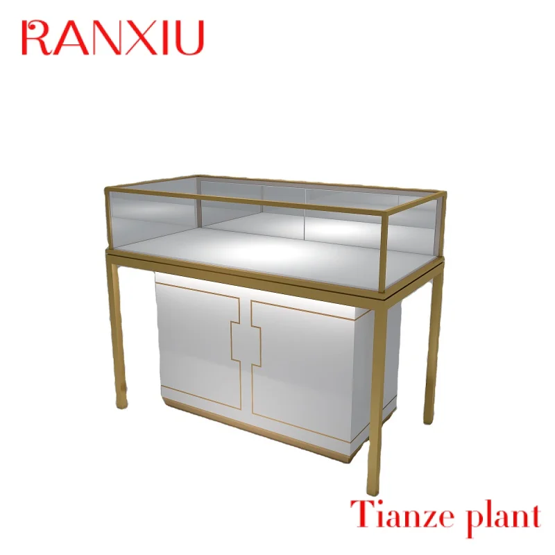 Accessori Per Gioielli In Legno Di Moda Moderna Personalizzata Armadietto In Vetro Da Parete In Legno Centro Commerciale Negozio Al Dettaglio Vetrina 