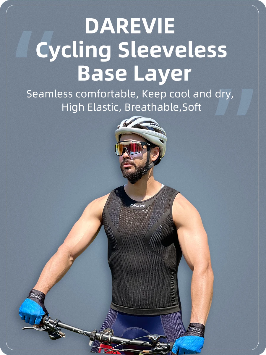 Description Picture 2 of itemDAREVIE Cycling First Layer Man Compression Seamless Women Bicycle Cycling Inner Sports First Layer Undershirt Bike Base Layer
