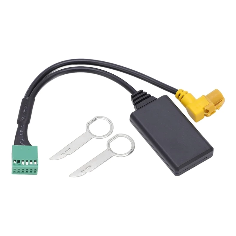 

090E Car Radio Audios Aux Cable Music MMI3G AMI 12Pin 5.0 Wireless Input Adapter