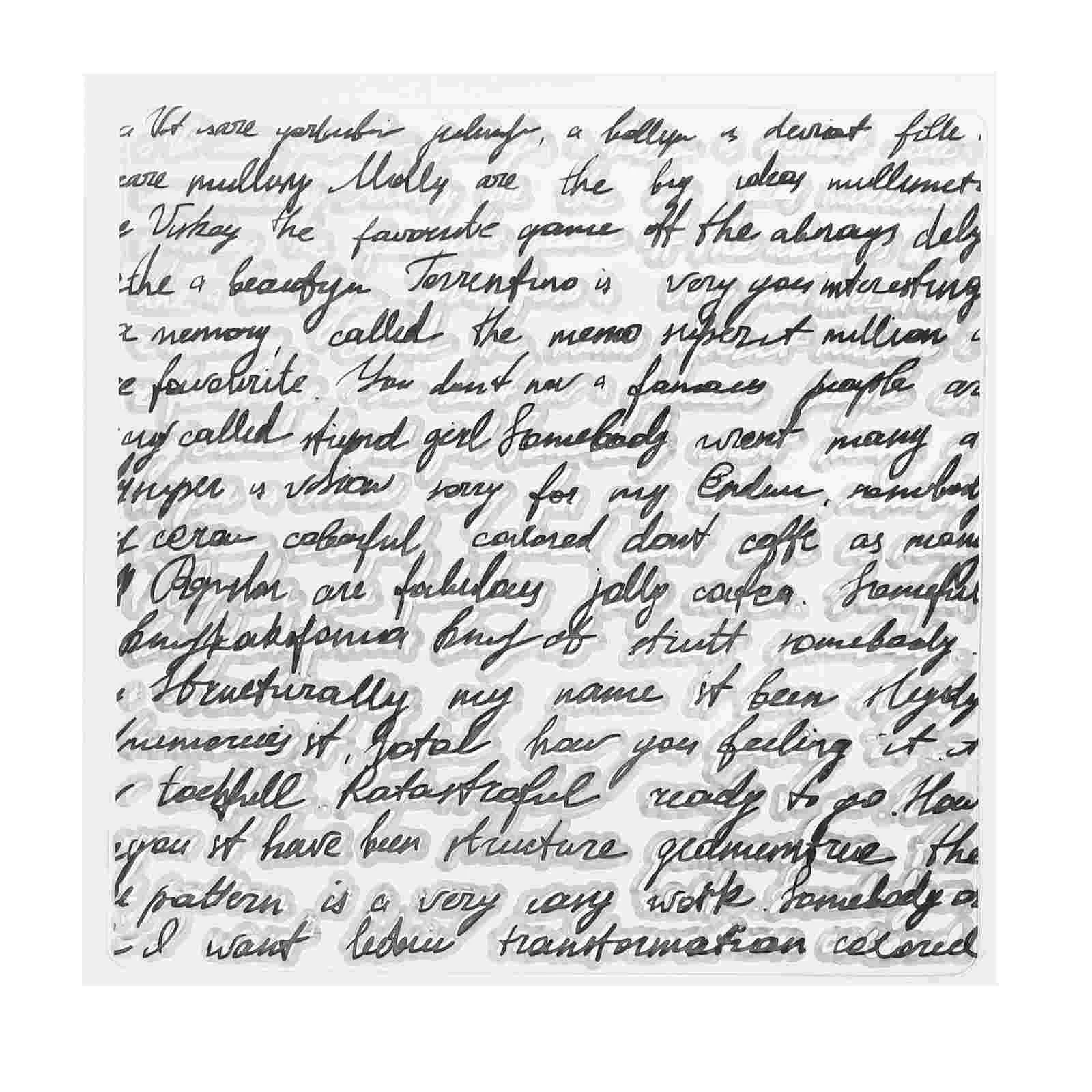 

Silicone Clear Stamps Cling Seal Sheet Rubber Stamps for DIY Scrapbooking Photo Album Diary Decoration (T1266)