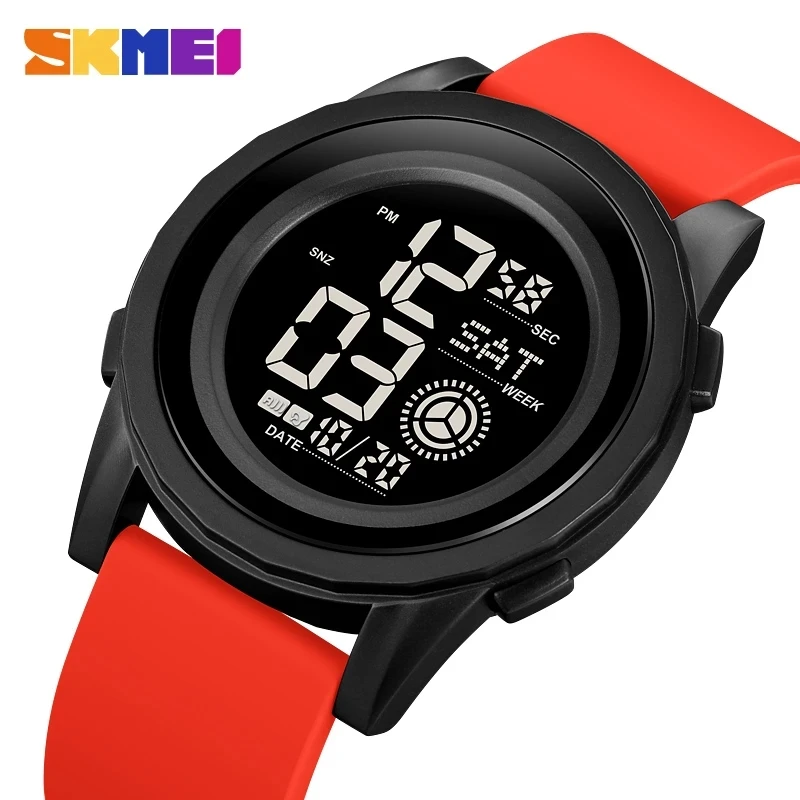 

SKMEI For Mens Male Back Light Stopwatch Watches 5Bar Waterproof Date Alarm Clock Outdoor Military Countdown Sports Wristwa
