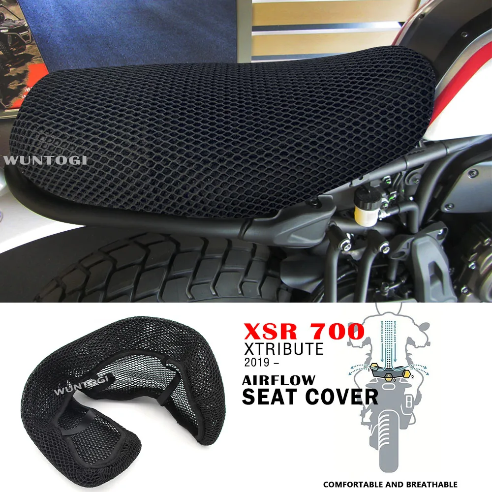 Xsr700 Tribute Accessori Coprisedile Moto Per Yamaha Xsr 700 Xtribute Seat Protect Cushion Coprisedile Flusso D'Aria 3D
