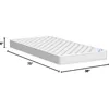 Home Life 6 inch Twin Bed Mattress - Hybrid Euro Top Comfort Sleep - Eco-Friendly, Breathable Innerspring Twin Size Mattress 2