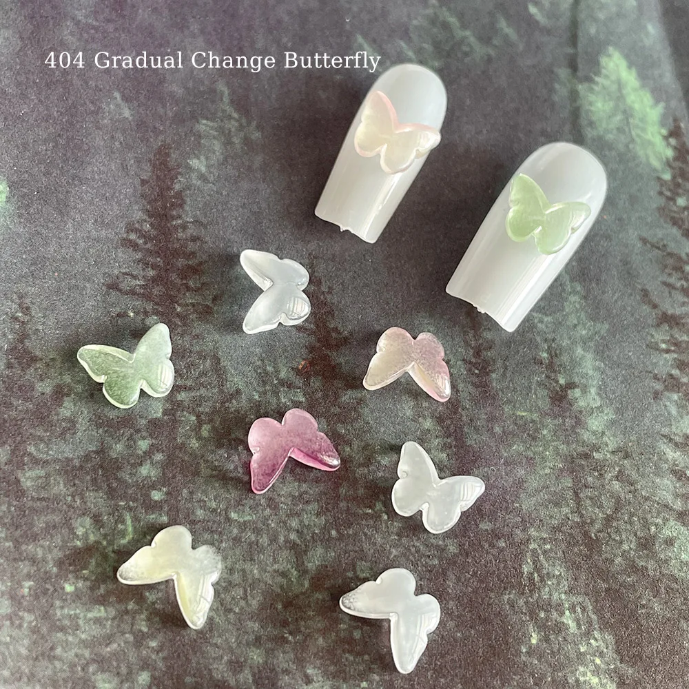 

-Change Butterfly- K9 Glass Crystal Fairy Diaphanous Butterfly Elf Gradual Color Diamond Flatback Rhinestone Nail Knickknack 404