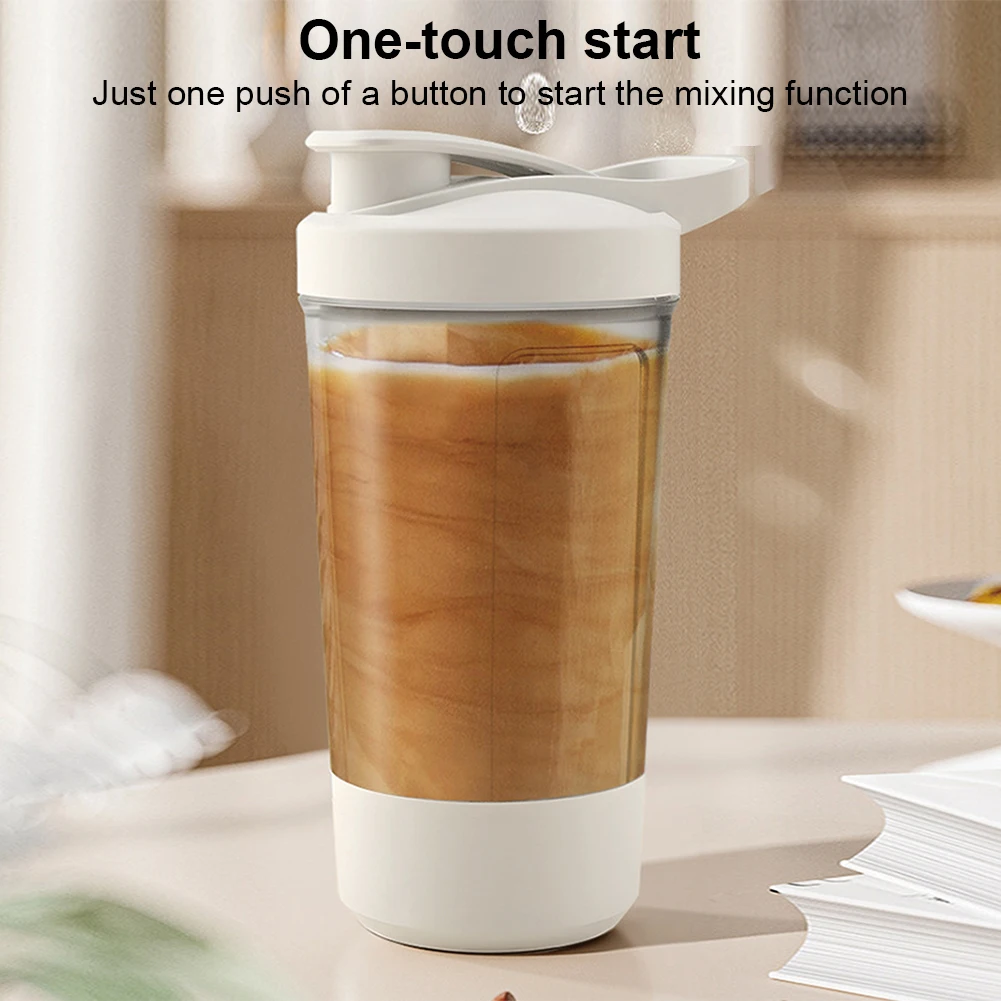400ml Self-Stirring Shaker Cup USB Charging Shaker Cup For Protein Shake Meal Replacement Shake Portable Sport Mixing