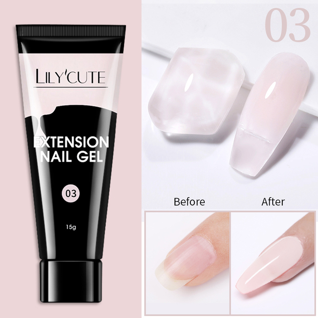 15ml Quick Extension UV Gel Polish Nails Semi Permanent Slip Solution Liquid For Manicure Nail Art Extension Design