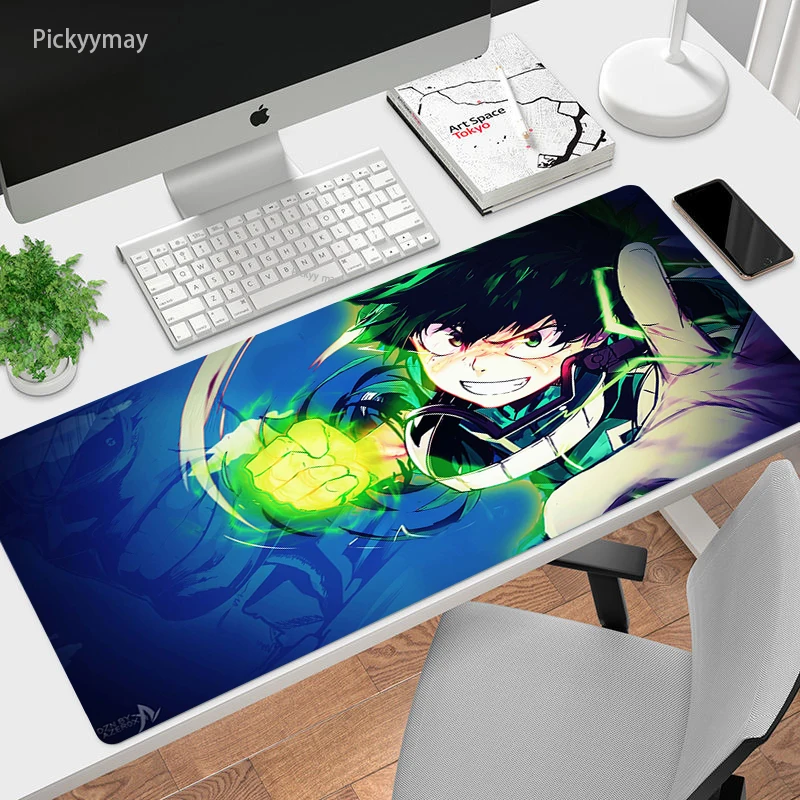 

My Hero Academia Mouse Pad Computer Gamer Mousepad Anime Large Mouse Mat Gaming Keyboard Desk Play Mats Table Carpet Overlock