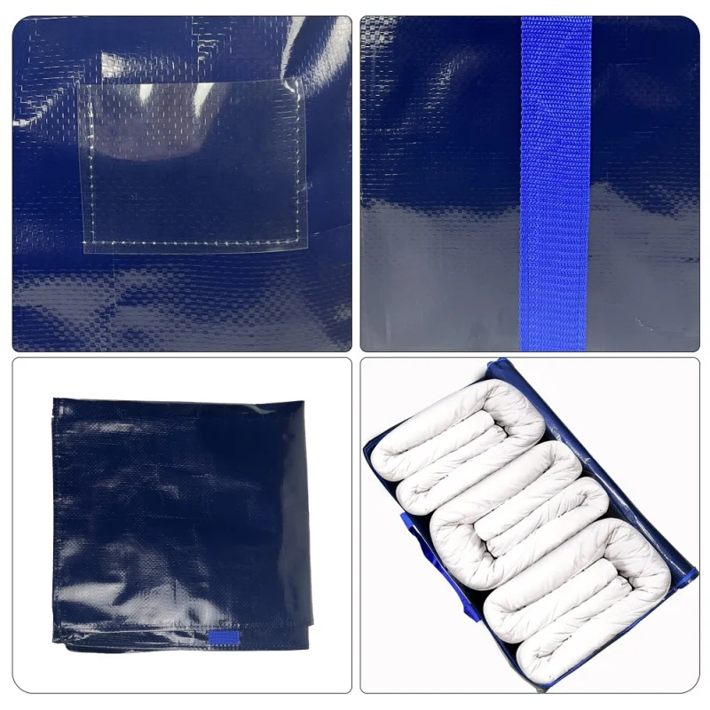 1-10PCS Large Storage Bag Knitted Quilt Clothes Bag Waterproof Moistureproof Luggage Packing Bag Foldable Clothes Storage Bag 4