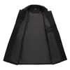 Woolen Jacket Men Plus Size 12XL Solid Color Jackets Woolen Coats Male Autumn Winter Long Style Jacket Fashion Casual 3