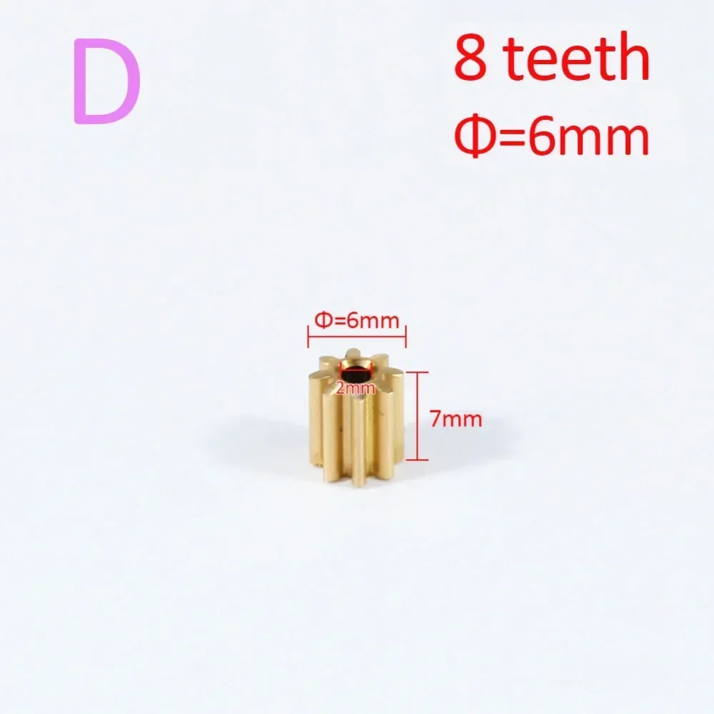 Copper Car Motor Gear 8/9/10/11/12 teeth 1PC for FC280 260 130 140 motor