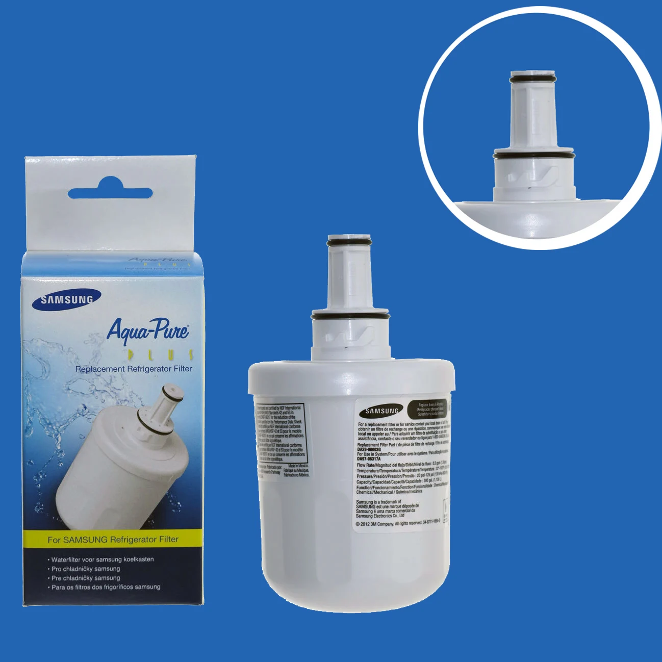 DA29 00003G Refrigerator Water Filter, Replacement for DA29 00003G