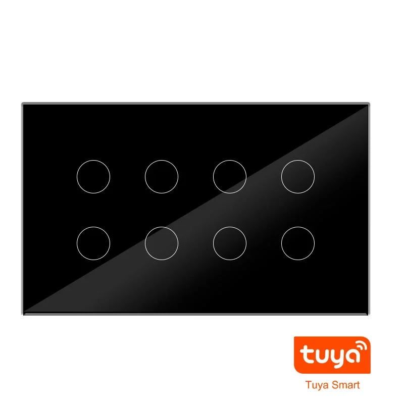 مفاتيح جدارية لمس ذكية زجاجية WiFi