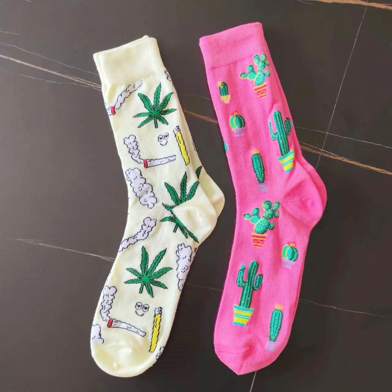 Chaussettes provoqué formelles en nylon pour hommes, chaussettes d'équipage, plusieurs couleurs