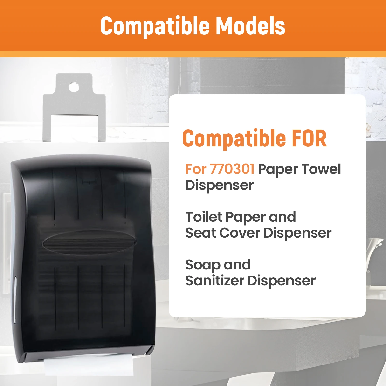 Paper dispenser key replacement 10Pcs Hand soap automatic tissue towel Toilet keys Metal paper towel dispenser key For toilet