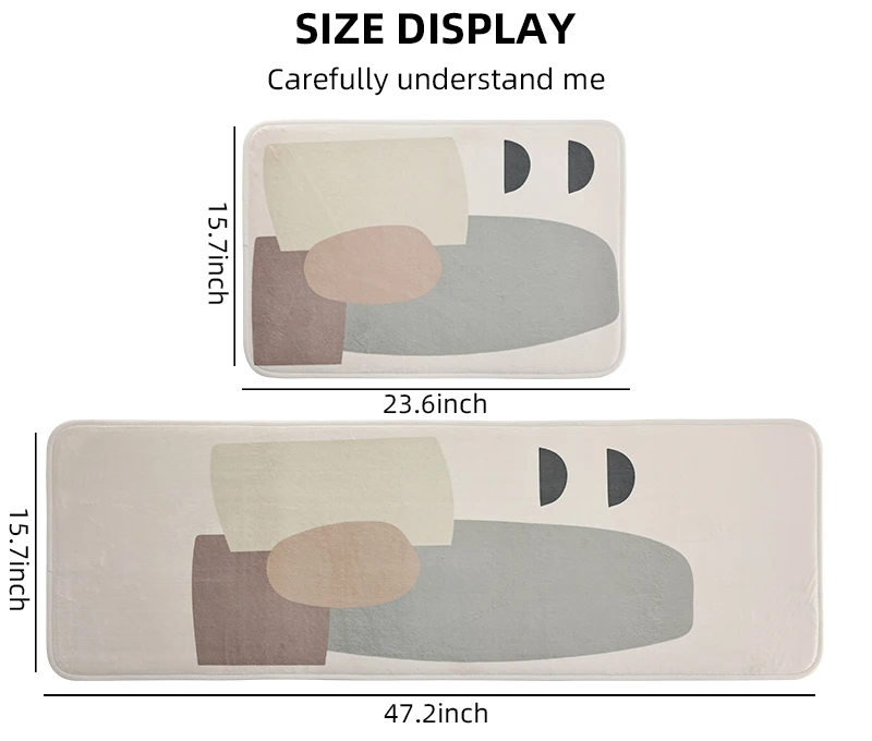 Cartoon Plush Bedroom Carpet - Non-slip Bedside Mat