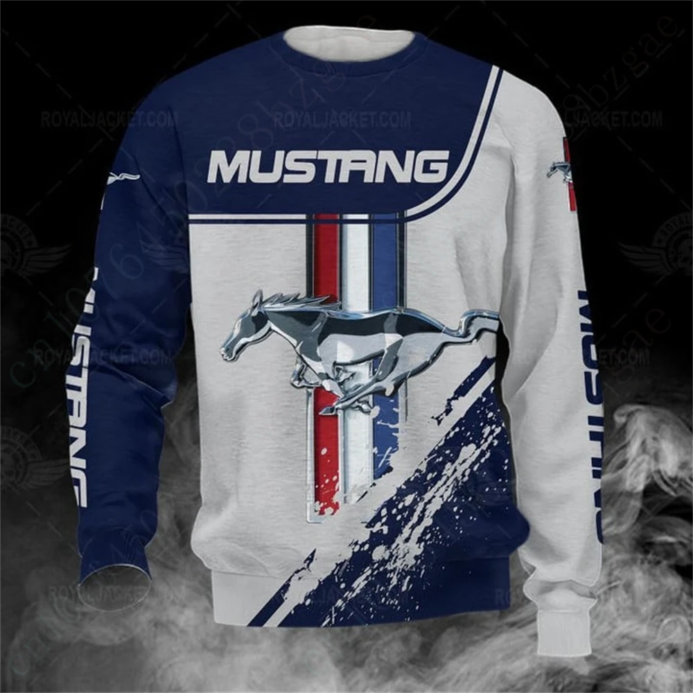 

Mustang T Shirt For Men Women Unisex Clothing Anime Sweatshirt 3D Printing Tee Harajuku O Neck Long Sleeve Casual T-shirts