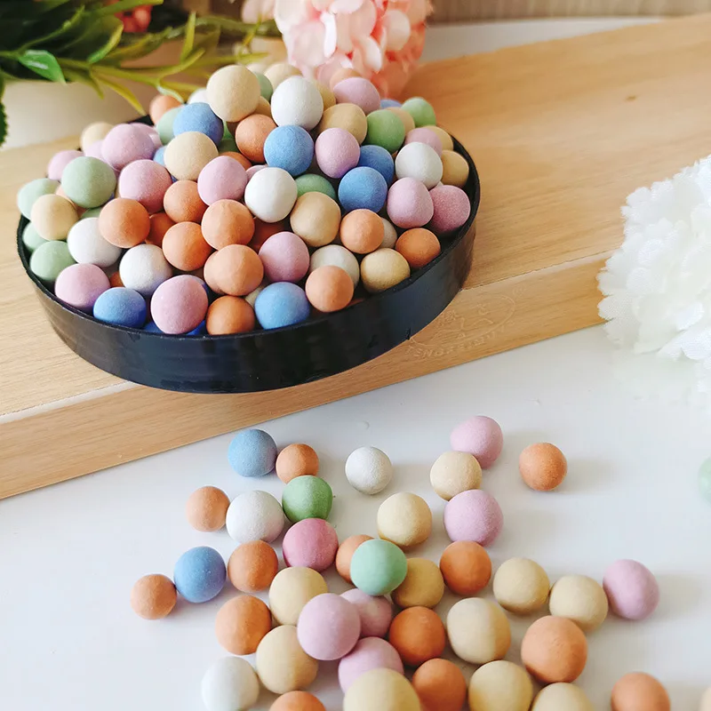 Hydroponic Plant Decorative Colorful Ceramsite Aquarium Tank Mineral Supplement Substrate Mineral Freshwater Biological Ball