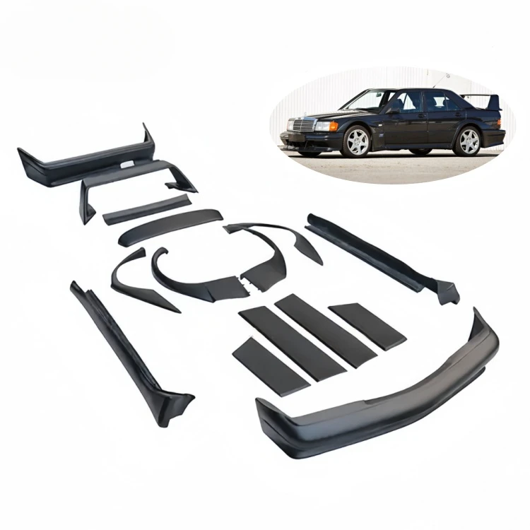

For benz C-Class 190E bumper Benz W201 190e Evolution II Front and rear bumper body kit
