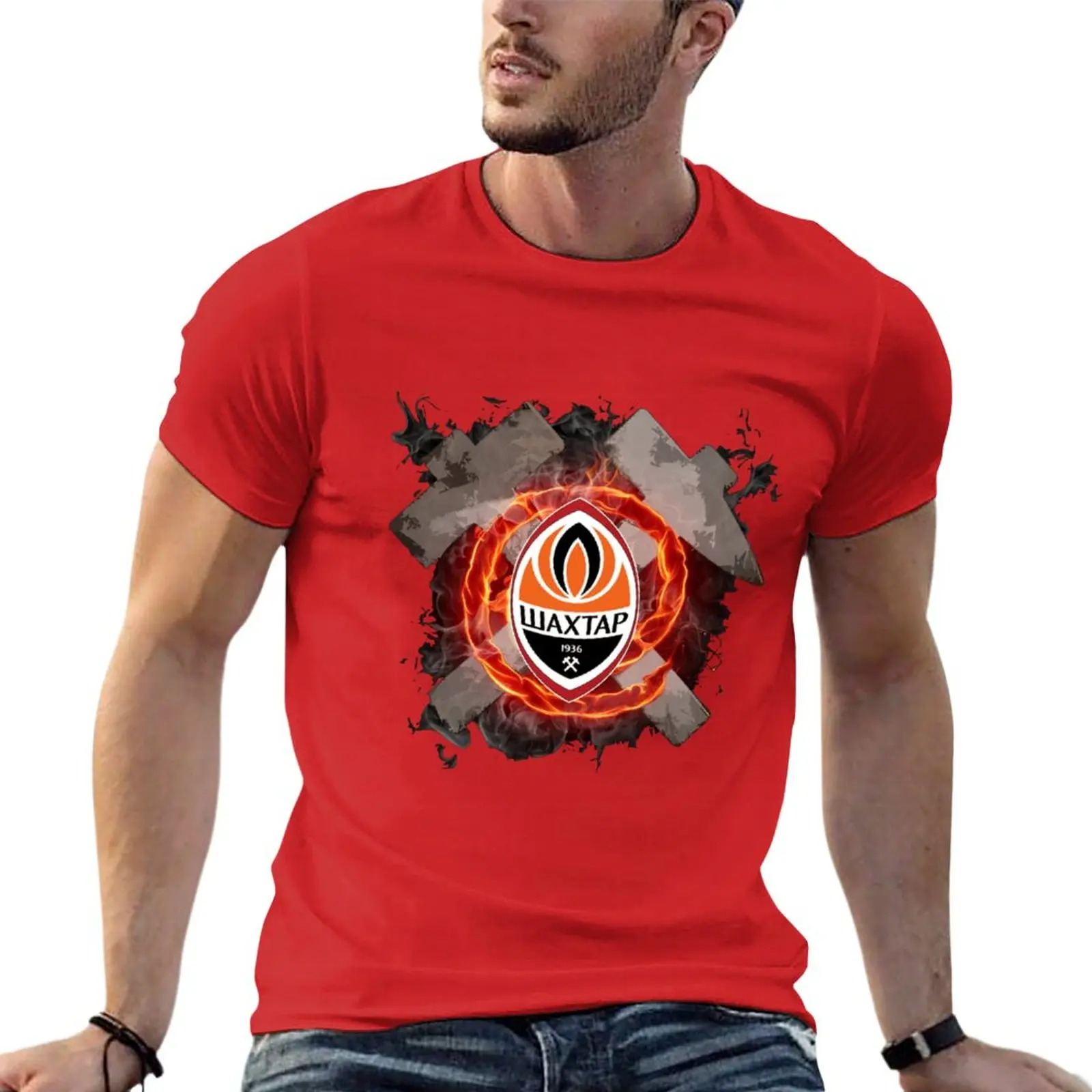 

Футболка Shakhtar donetsk, индивидуальные футболки, дизайнерские собственные летние топы, футболки для мужчин, хлопок