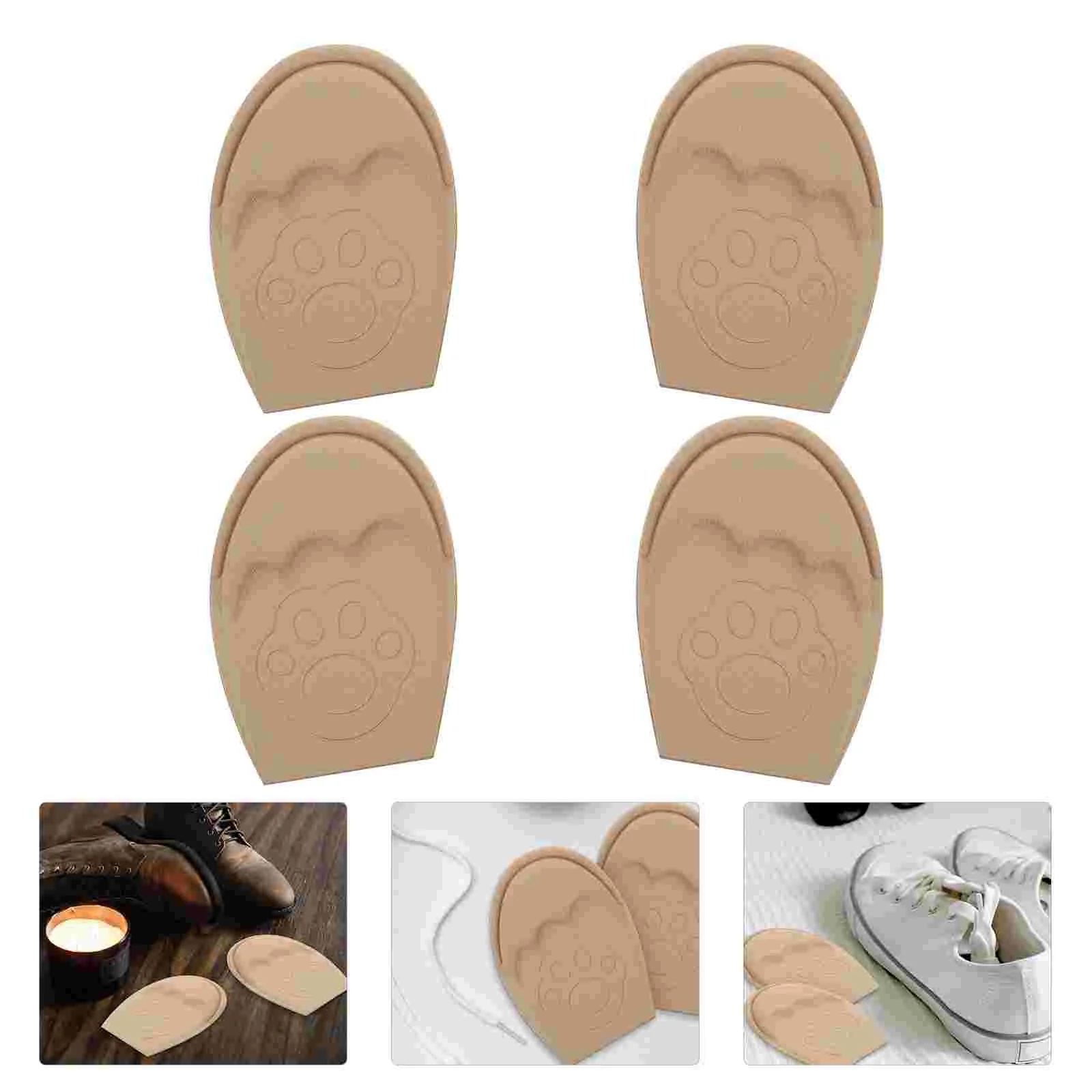 

2 Pairs Shoe Inserts Anti Drop Heel Half Size Pad Pain Relief High Insole Foot Cushion Pads Forefoot Women's