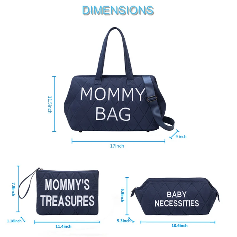 PANGDUBE 5pcs/set Mom Bag Waterproof Baby Diaper Bag for Camping Baby Nappy Bag for Stroller Maternity Fashion Mommy Handbag 6