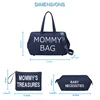 PANGDUBE 5pcs/set Mom Bag Waterproof Baby Diaper Bag for Camping Baby Nappy Bag for Stroller Maternity Fashion Mommy Handbag 6
