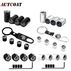 AUTCOAT – capuchons de Valve de pneu, drapeau américain, universel, convient à toutes les voitures, camions, SUV, vélo, moto, voiture, couvercle anti poussière 