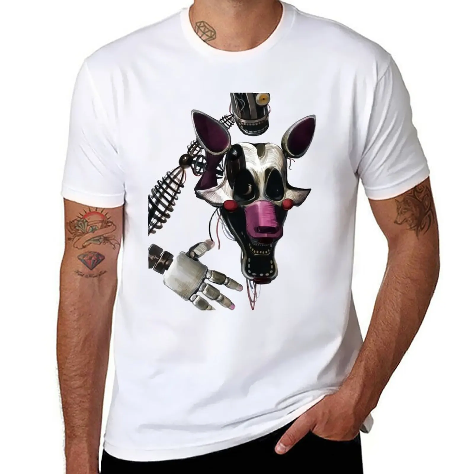 New Mangle Fnaf T-Shirt Camicetta Abbigliamento Estetico Magliette Per Uomo Graphic