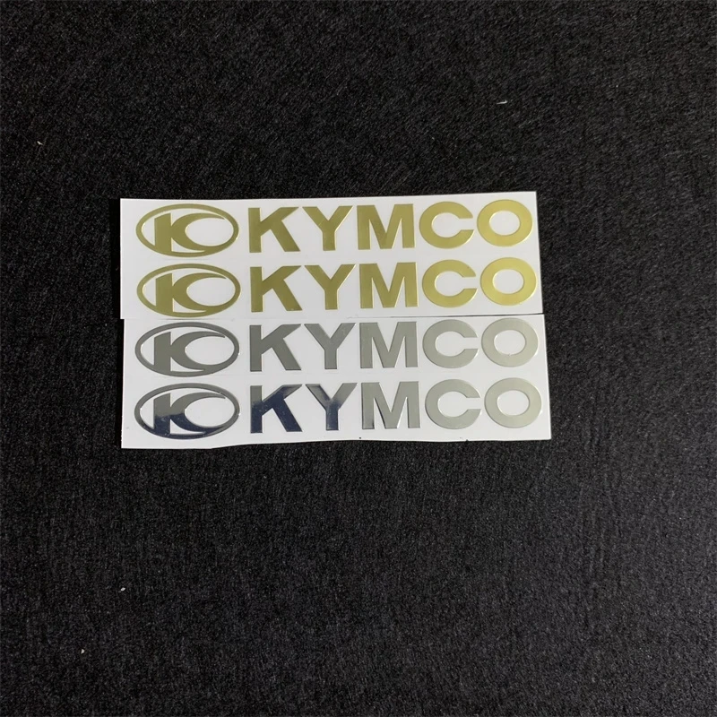 

2 шт., металлические наклейки для мотоцикла KYMCO
