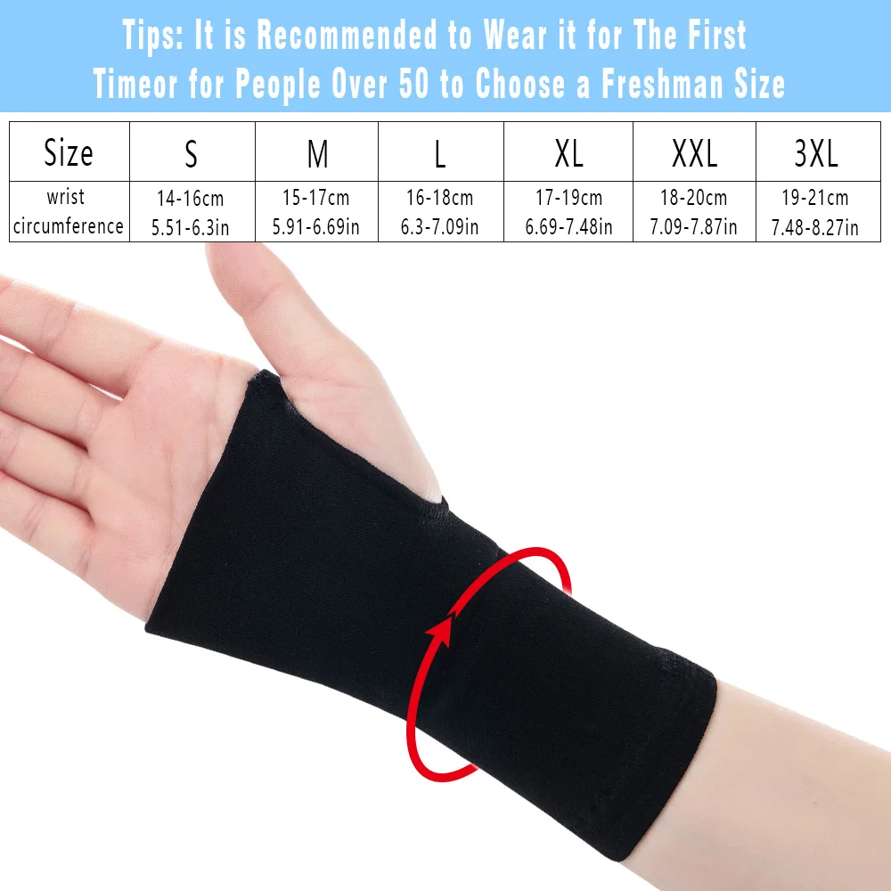 2 Pcs/Pair Medical Compression Arthritis Gloves Stretch Mens Womens Gym Workout Fingerless Gloves Pain Relief Palm Wrist Guards