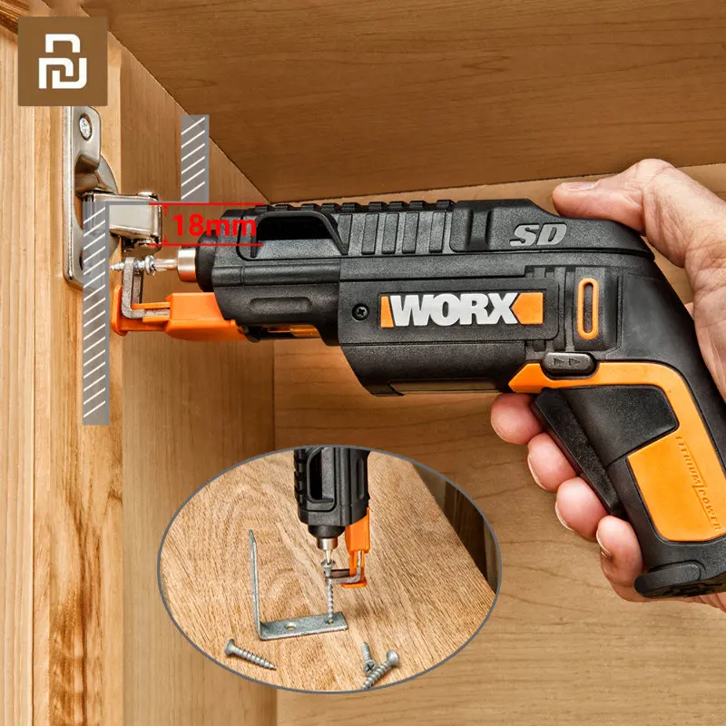 

Youpin Worx 4V SD SLIDE DRIVER WX255.4 Mini Electrical Screwdriver Sets Cordless Screwdrivers USB Rechargeable Electric Drill