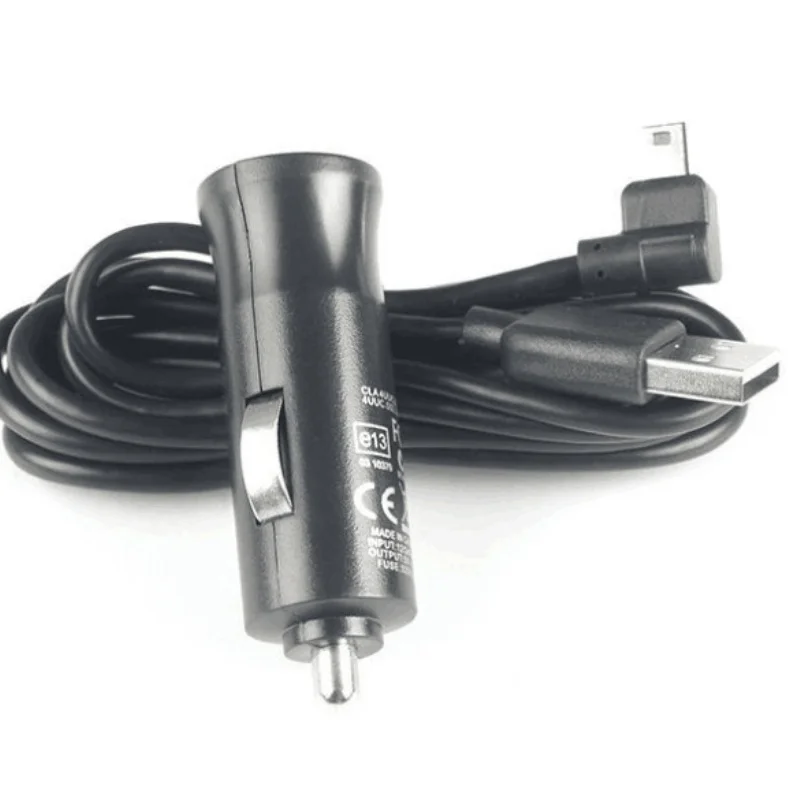 5V1.2A USB TomTom Car Charger and mini5p Cable For PRO 5150 9150 9100 7100 7150 Truck Live GPS