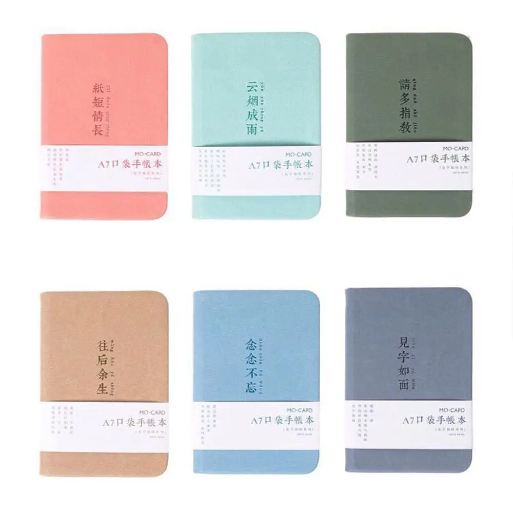 Stationery Taking Notes Scrapbooking Agenda Organizer Mini A7 Notebook Pocket Memo Notepad Diary Notebook Business Notepad