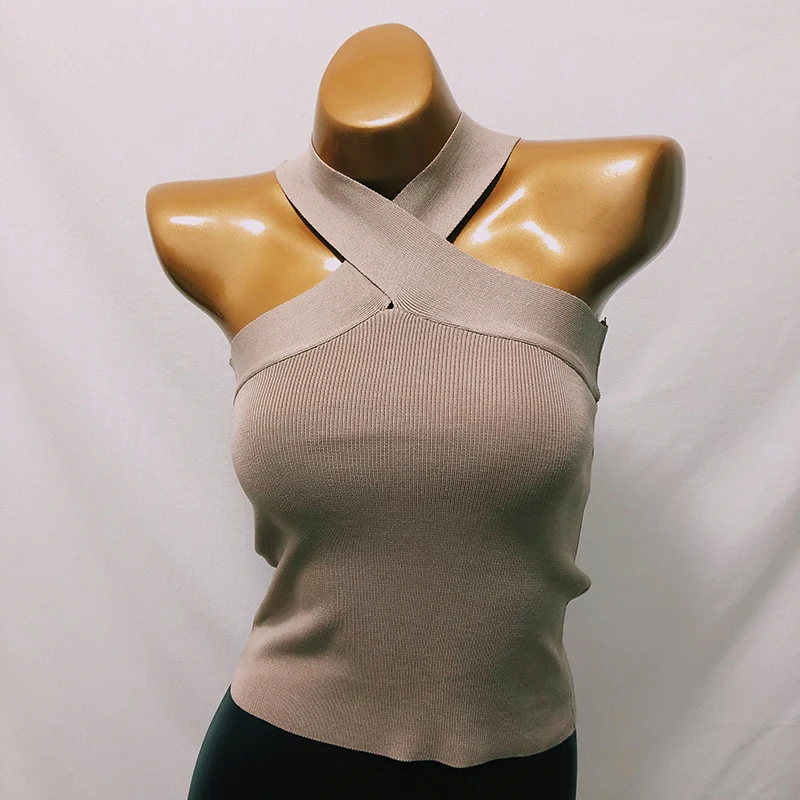 Womens Elastic Waist Tops Elastic Waist Top Summer Knitted Summer