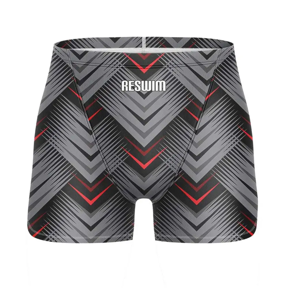 New Men's Beach Tights Shorts Swim Jammer Swimsuit Swimming Trunks Athletic Training Swimwear Lycra Running Diving Surfing Pants