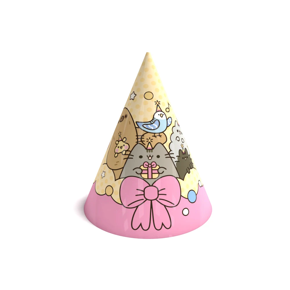 Pusheen Cat Birthday Party Decoration Party Supplies Tableware Sets Popcorn Box Balloons Banner Plates Straw Decor party supplies