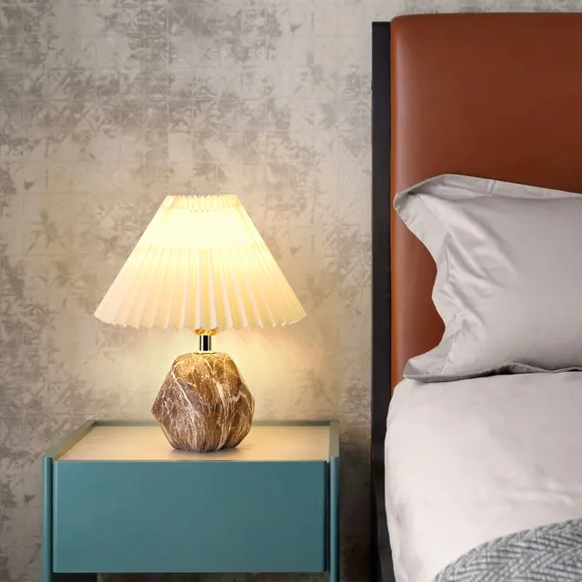 Nordic DIY Ceramics Table Lamp - Modern Bedside Lighting