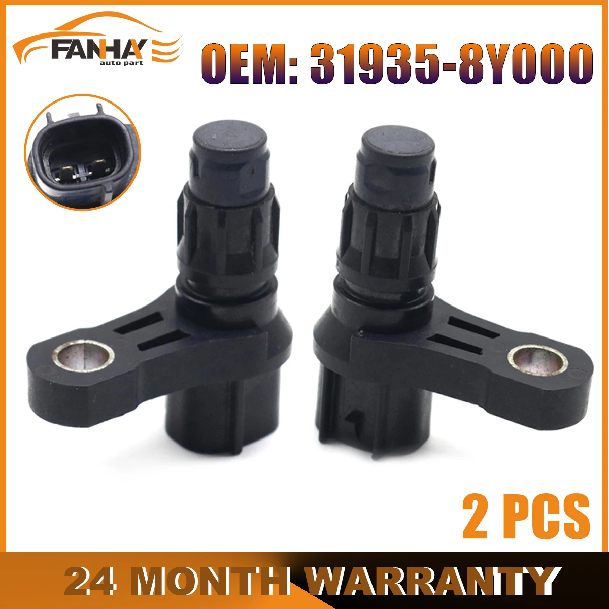 1/2x OEM# 31935-8Y000 319358Y000 Trans Input Speed Sensor For Nissan Maxima Quest Altima 3.5L 2004-2009 14290968 SN7292 72-3981