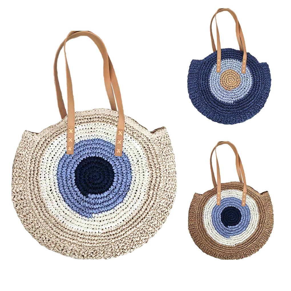 

Shoulder Bag Weaving Ladies Handbag Summer Personalized Tote Purse