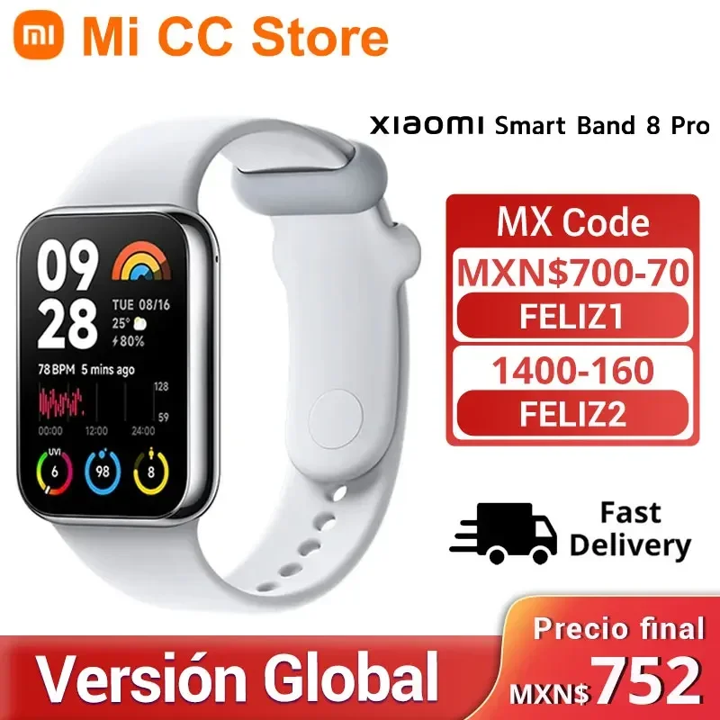 Xiaomi mi pás 8 pro globální varianta chytrá wristband1.74