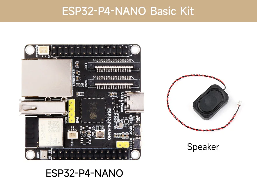 Waveshare ESP32-P4-NANO ESP32-P4 RISC-V MCU Bluetooth5/BLE Wi-Fi6 32MB PSRAM 16