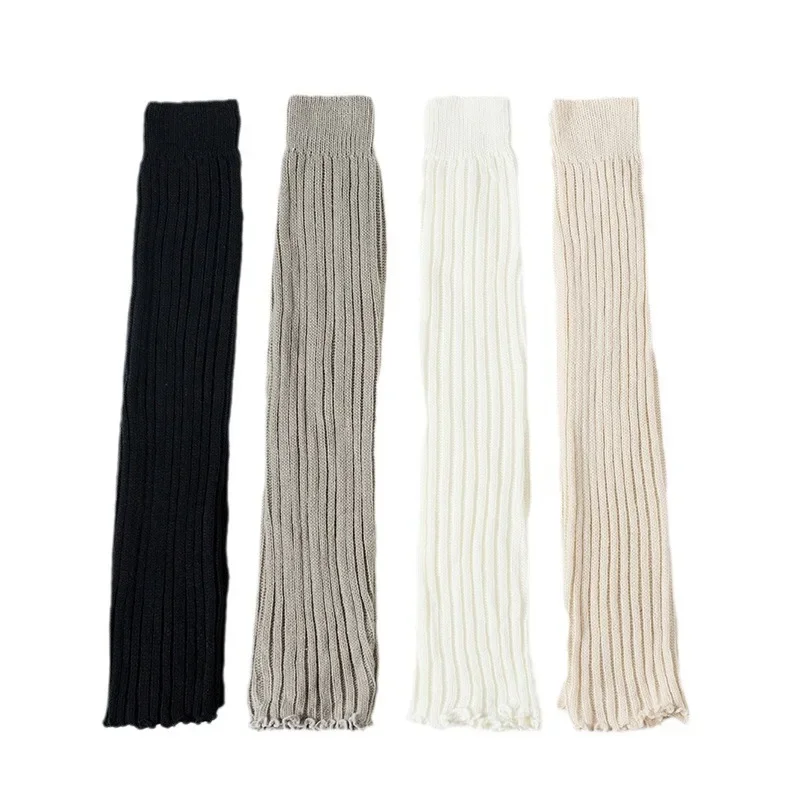Cozy Ribbed Knit Leg Warmers with Scrunch Detail for Cold Weather — photo 6