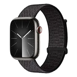 Adjustable Elastic Braided Nylon Strap for Series 10 - 11 46mm (Reflective black)