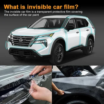 Clear TPU Paint Protection Film Kit for Nissan Rogue X-Trail 2024–2025