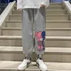 Men Pants Oversized Sports Pant Fashion Trend Fashionstyle Cartoon kwas Printed Long Pants Casual Sweatpants Plus Size M-8XL 6