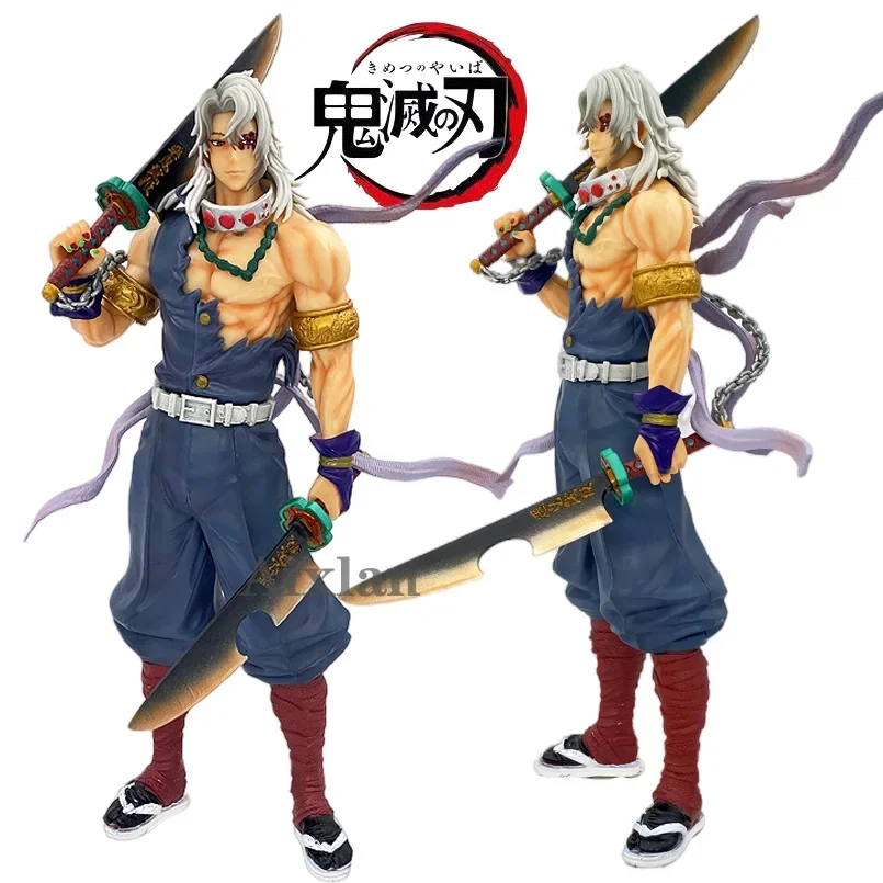 

Action Uzui Yoriichi Model Sugikuni Kisatsutai Figure Giyuutarou Slayer 31CM Figure Collection Demon PVC Anime Doll Daki Tengen