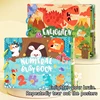 Montessori Kids DIY Sticker Quiet Book Baby Early Educational Toys Book Repeatable Use Sticker Puzzle Game Book Baby Toy Gifts 1
